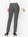 Shimmering Jacquard Tailored Ankle Pants