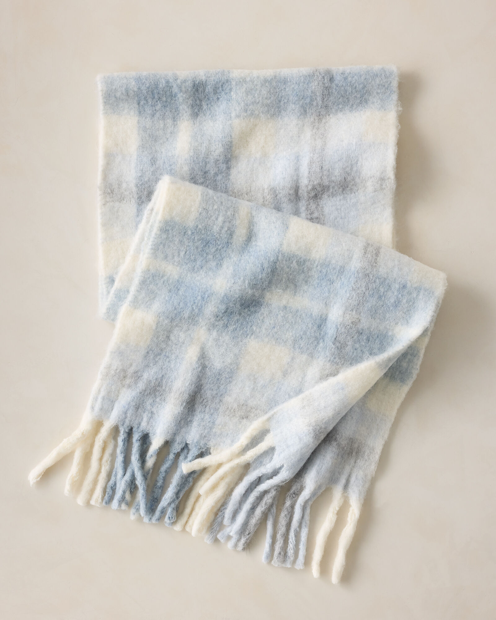 Oversized Plaid Scarf