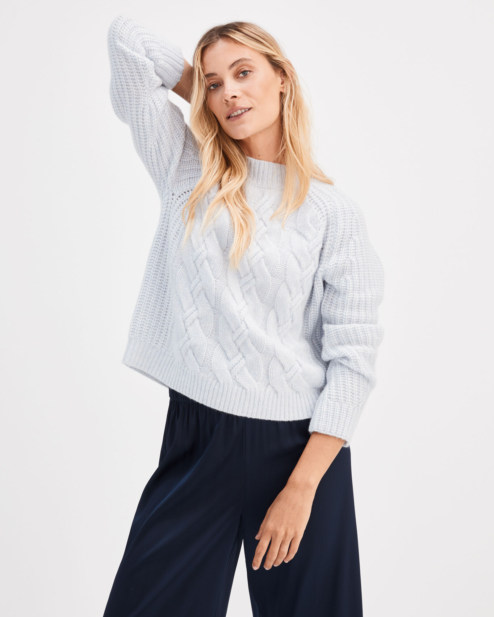 Cashmere Cable Knit Sweater