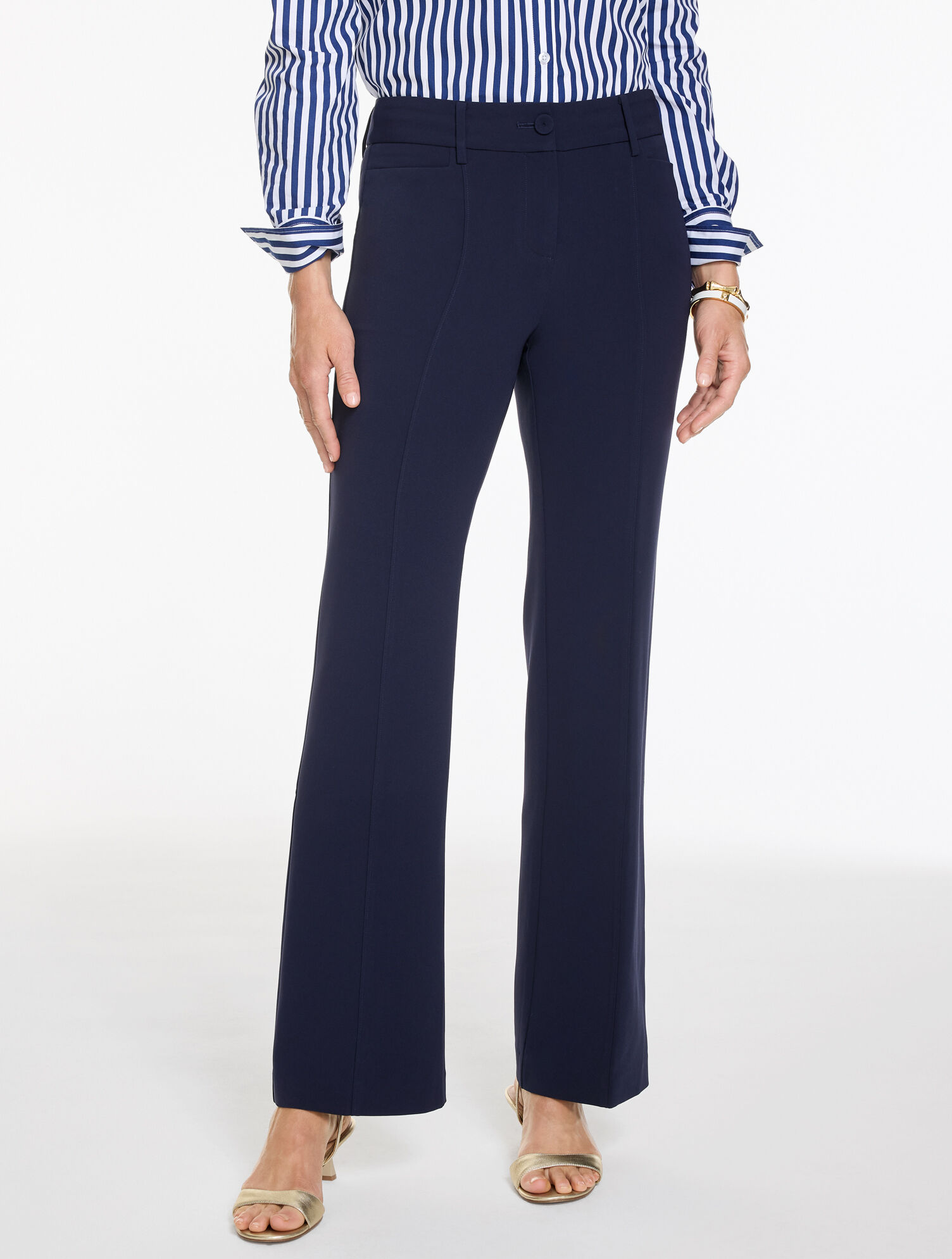 Easy Travel Relaxed Bootcut Pants