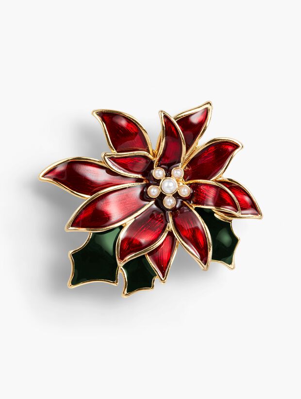 Holiday Brooch Collection - Poinsettia 
