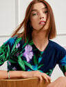 Elbow Sleeve Pullover - Glorious Garden