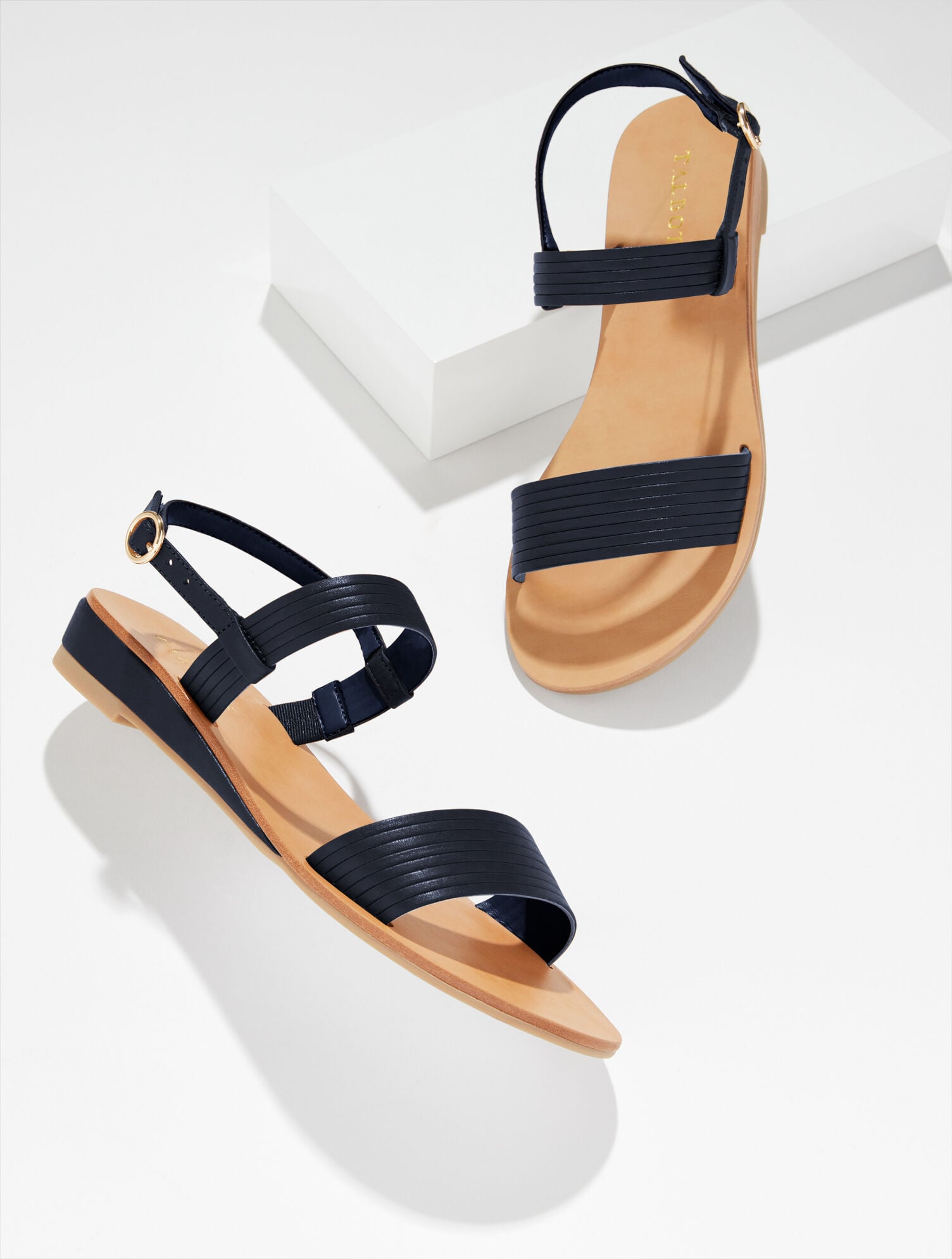 Gracelyn Nappa Wedge Sandals