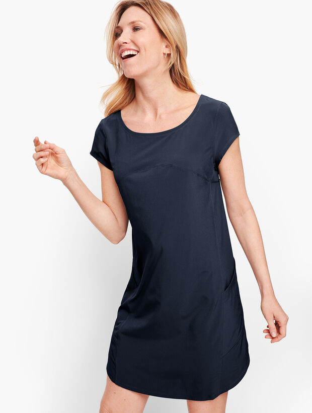 Lightweight Stretch Woven Dress