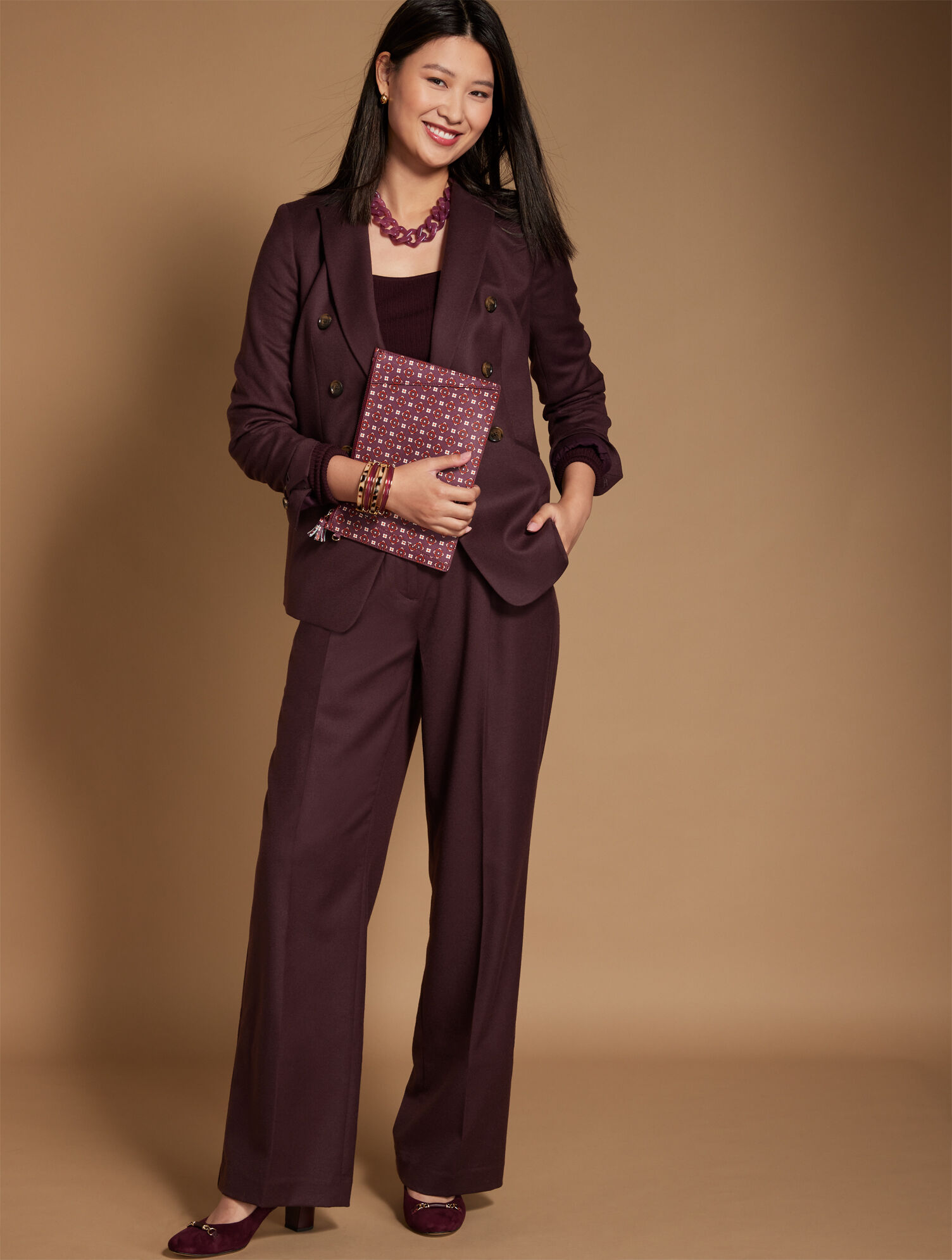 Luxe Italian Stretch Flannel Blazer