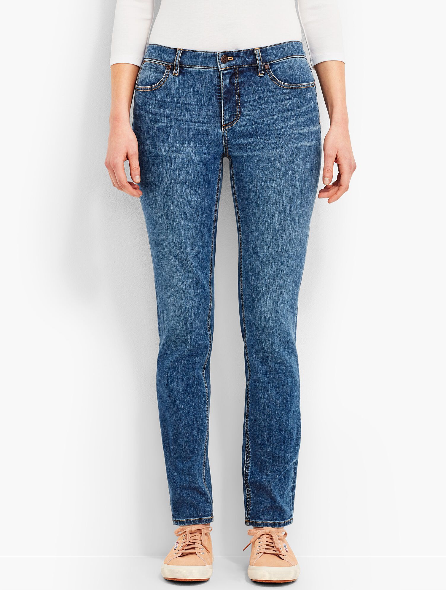 The Flawless Five-Pocket Ankle-Lagoon Wash