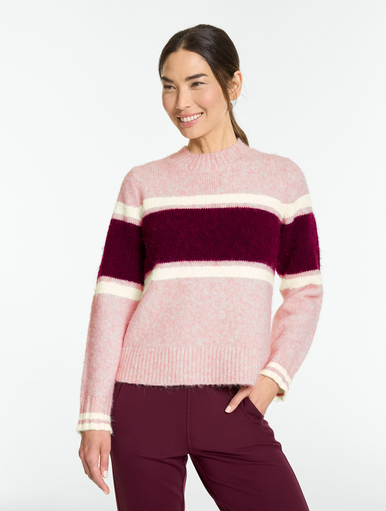 Crewneck Sweater - Rugby Stripe