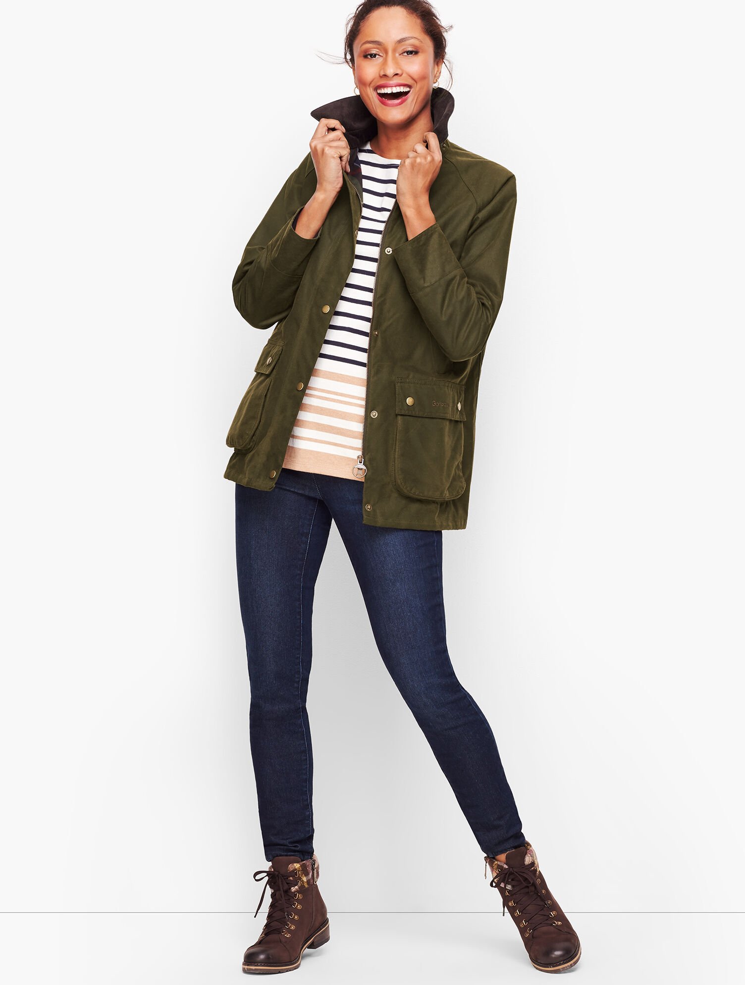 Barbour® Acorn Wax Jacket Talbots
