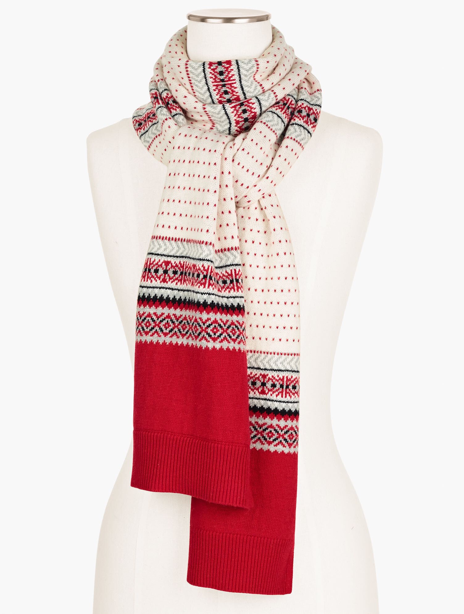 Nordic Fair Isle Scarf