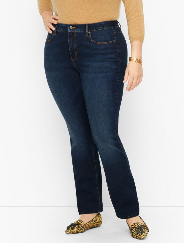 Plus Size Exclusive Straight Leg Jeans - Venus Wash