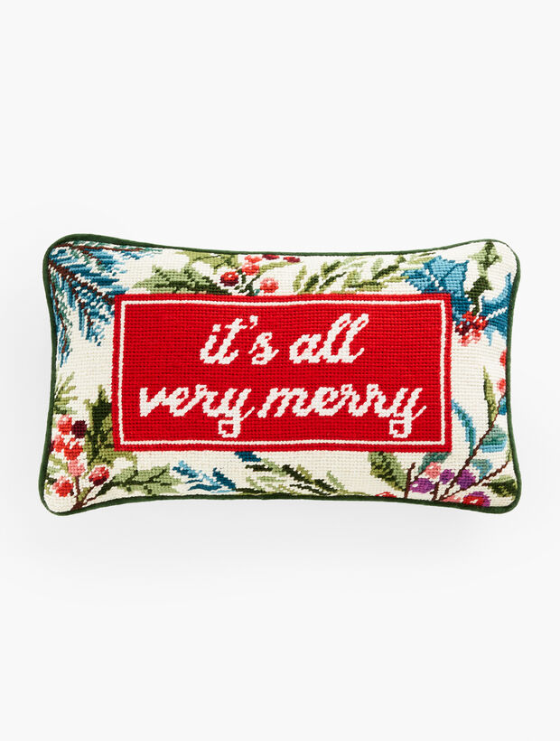 It's All Very Merry Pillow By Furbish Studios