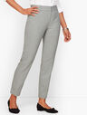 Talbots Hampshire Ankle Pants - Curvy Fit - Heathered Double Crepe