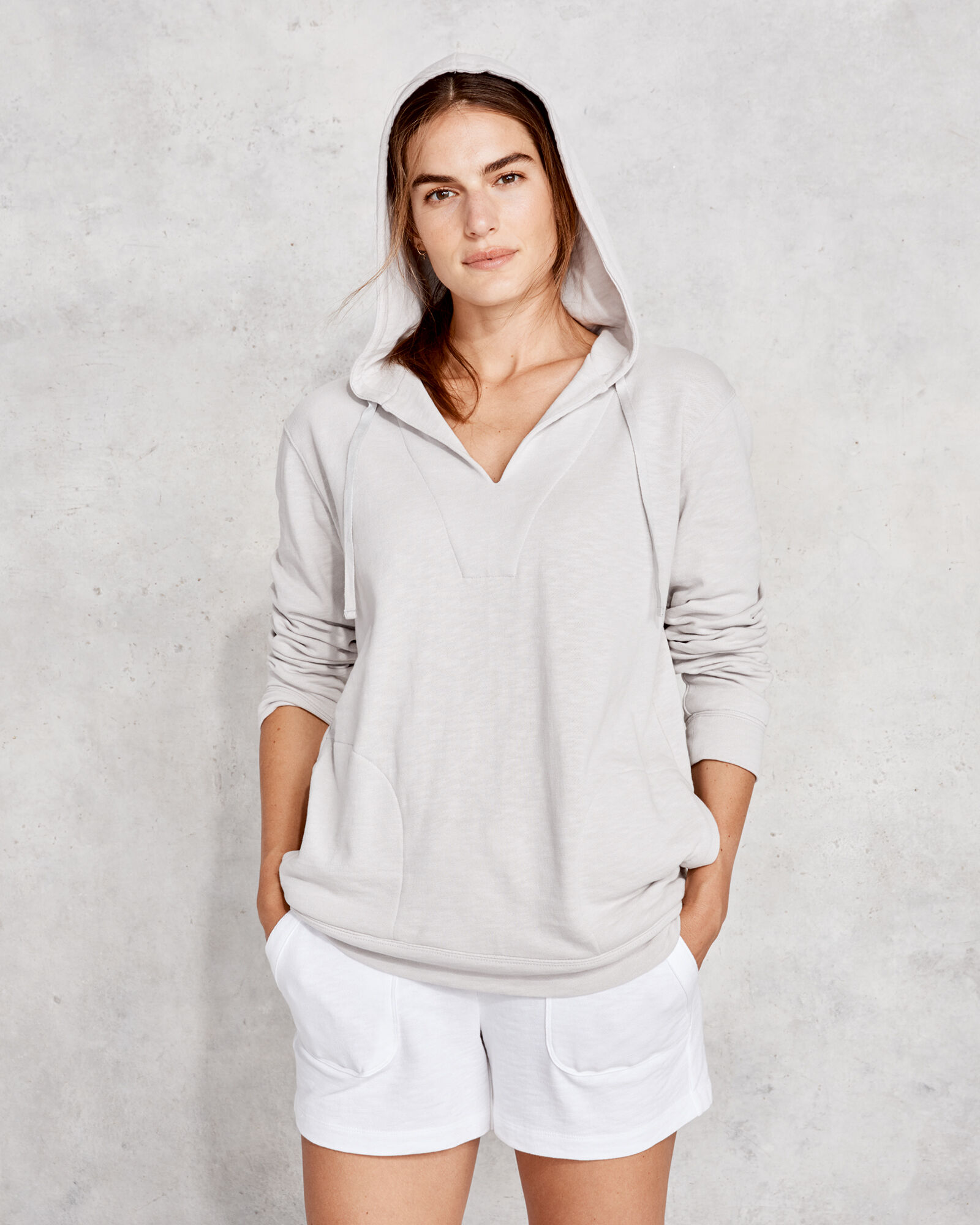 Cotton Slub French Terry Hoodie