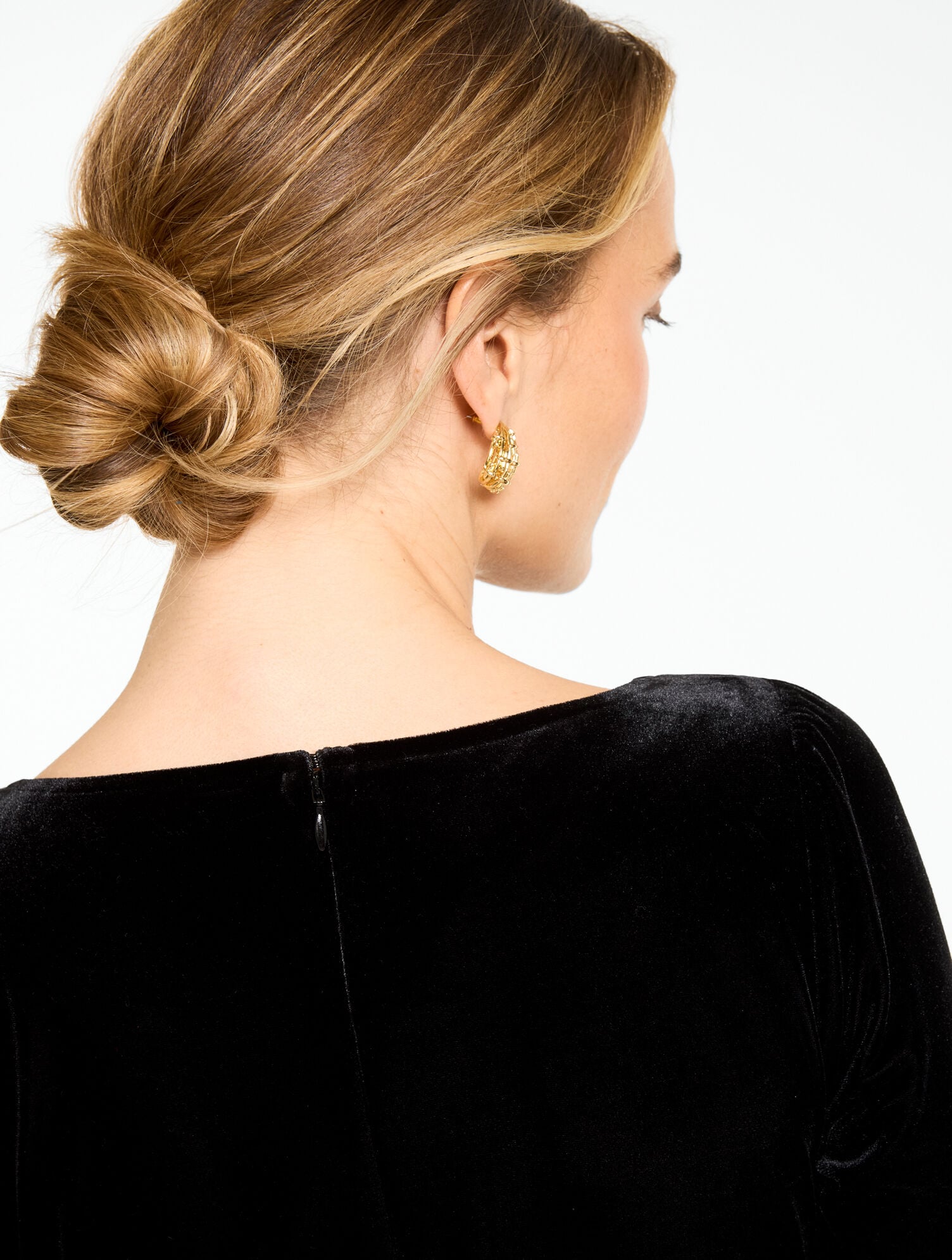 Velour Fit & Flare Dress | Talbots