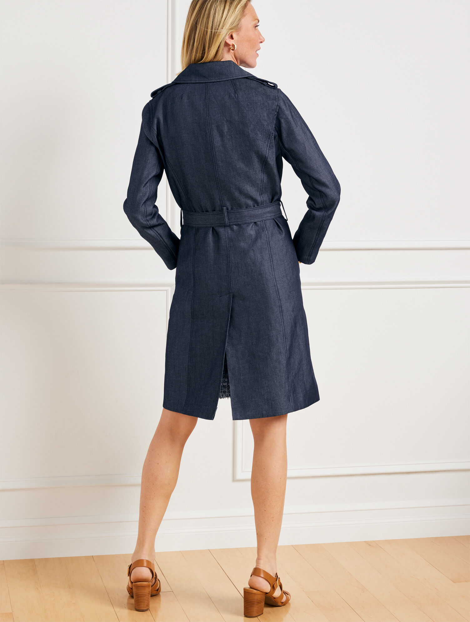 Denim Trench Coat