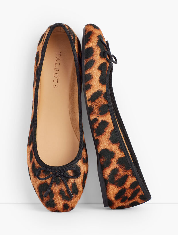 Penelope Ballet Flats - Calf Hair