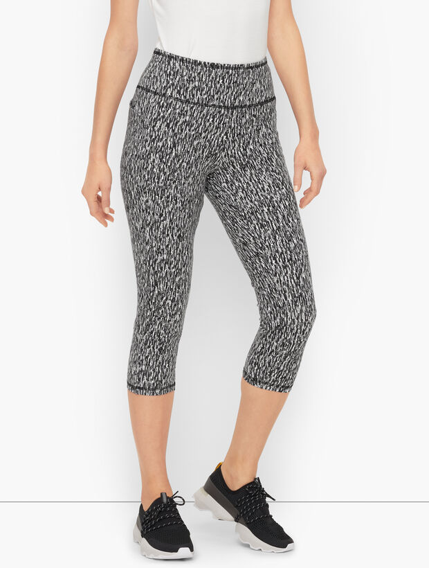 Everyday Stretch Pedal Pusher Leggings - Linear Texture