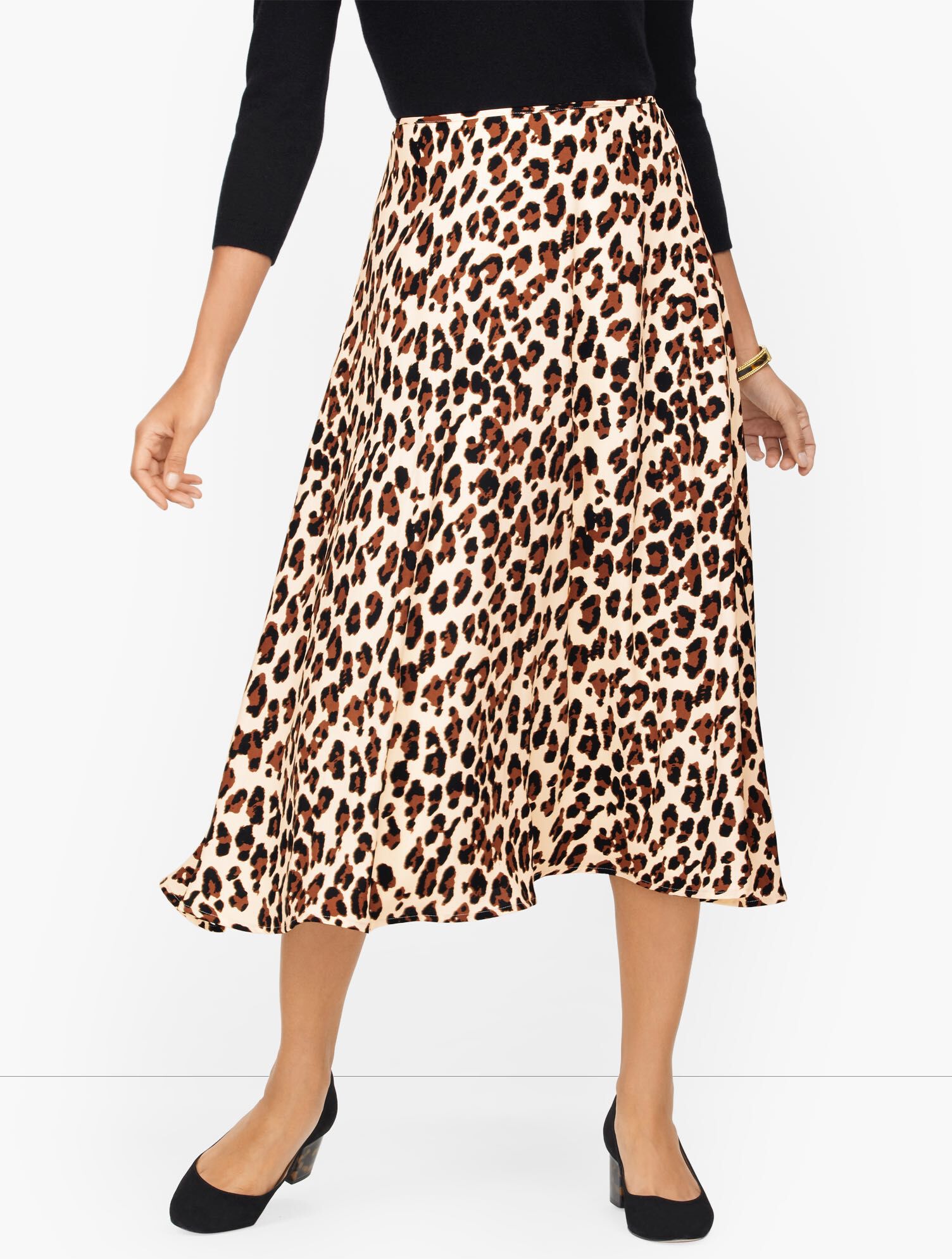 Midi Skirt - Leopard Print