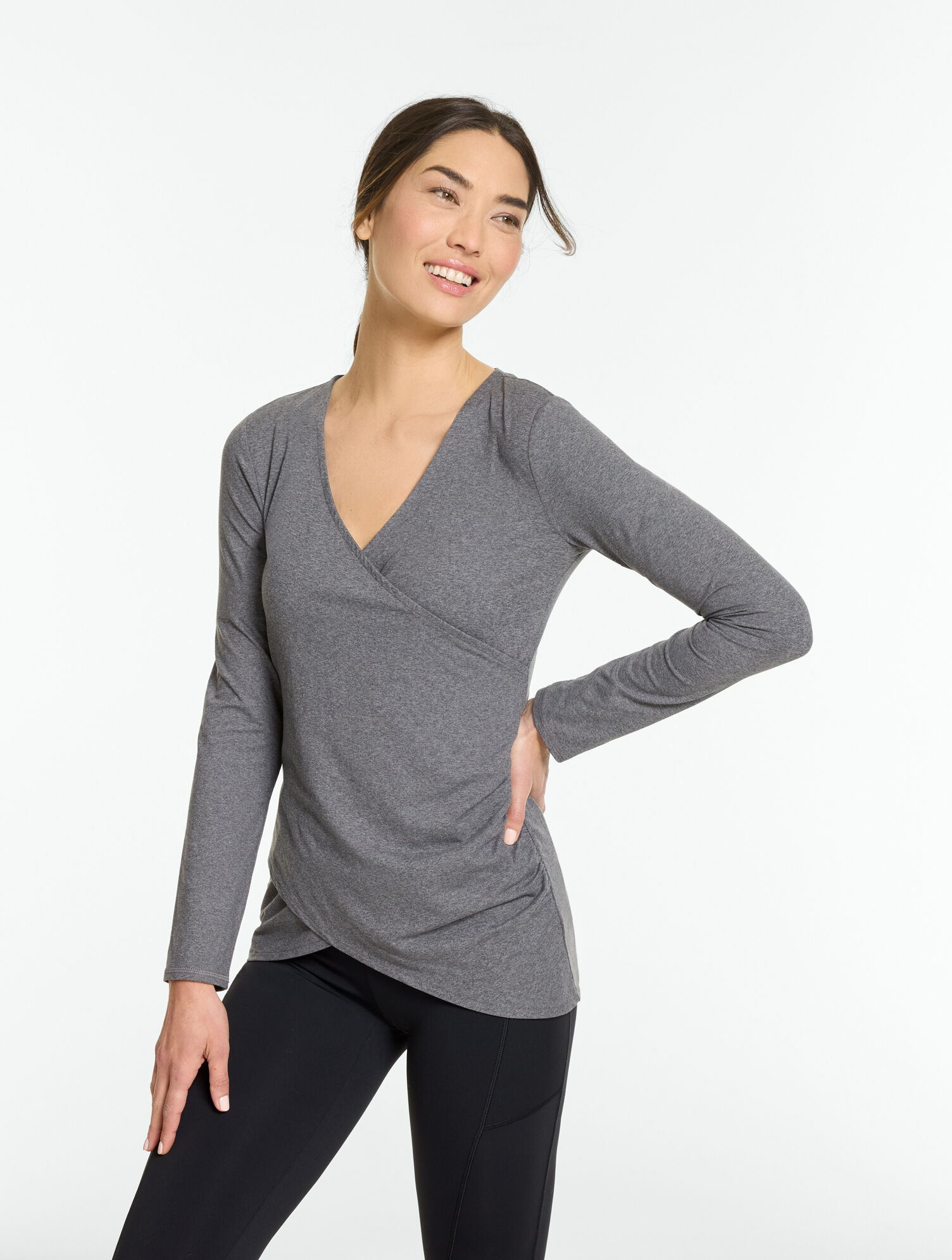 Supersoft Jersey Wrap Top