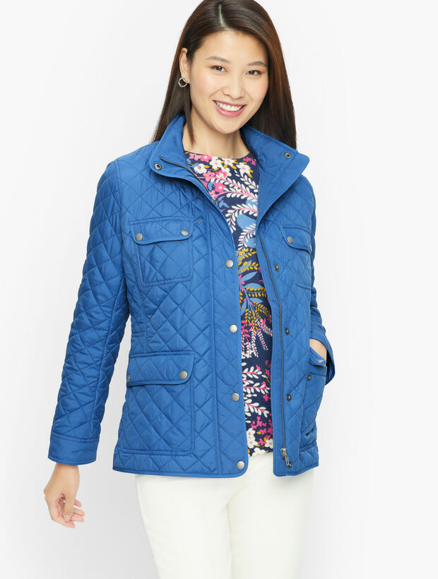 Quilted Snap Front Jacket | Talbots