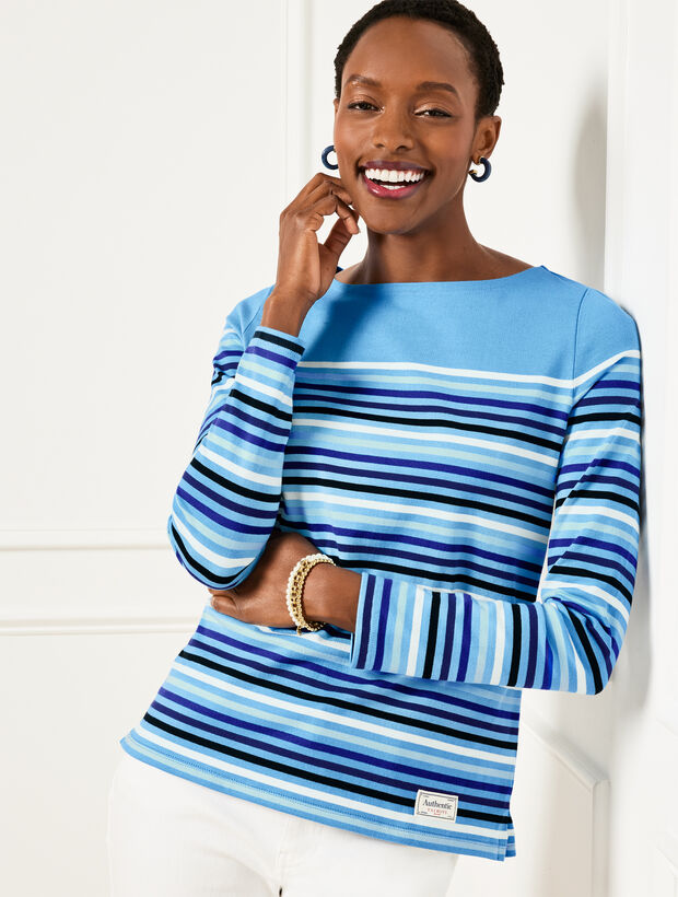Authentic Talbots Tee - Sunny Stripe