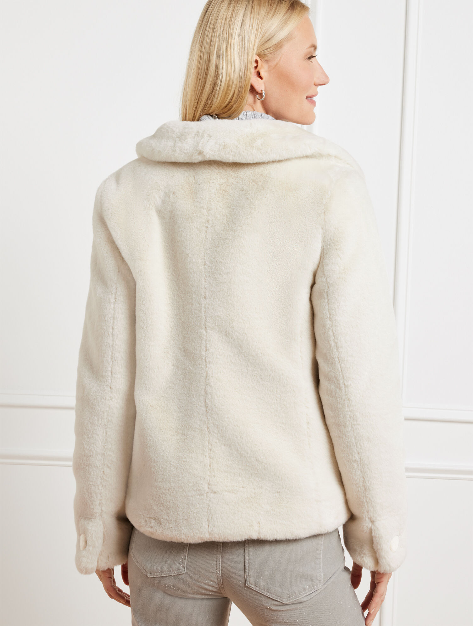 Faux Fur Coat | Talbots