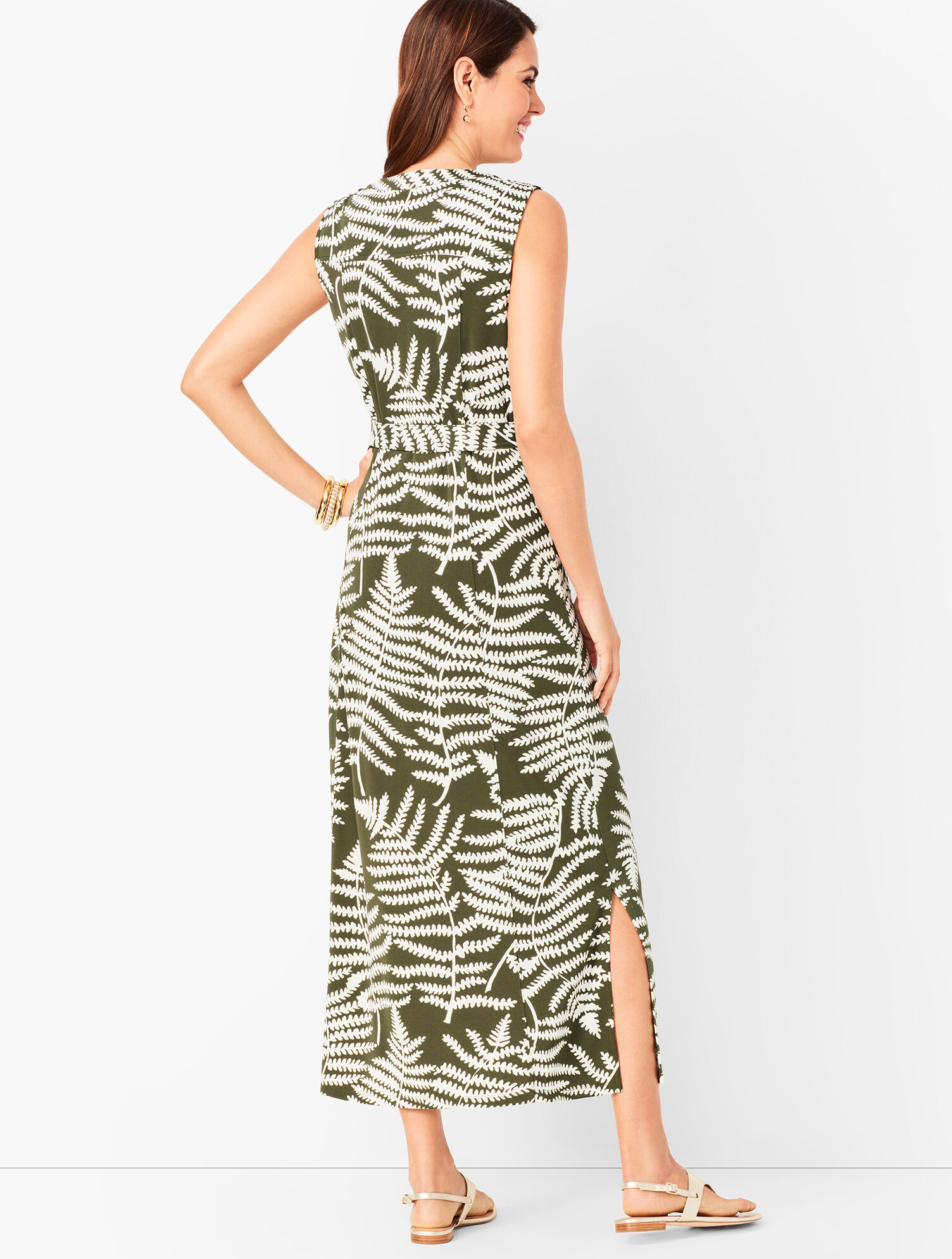 Botanical Maxi Shirtdress