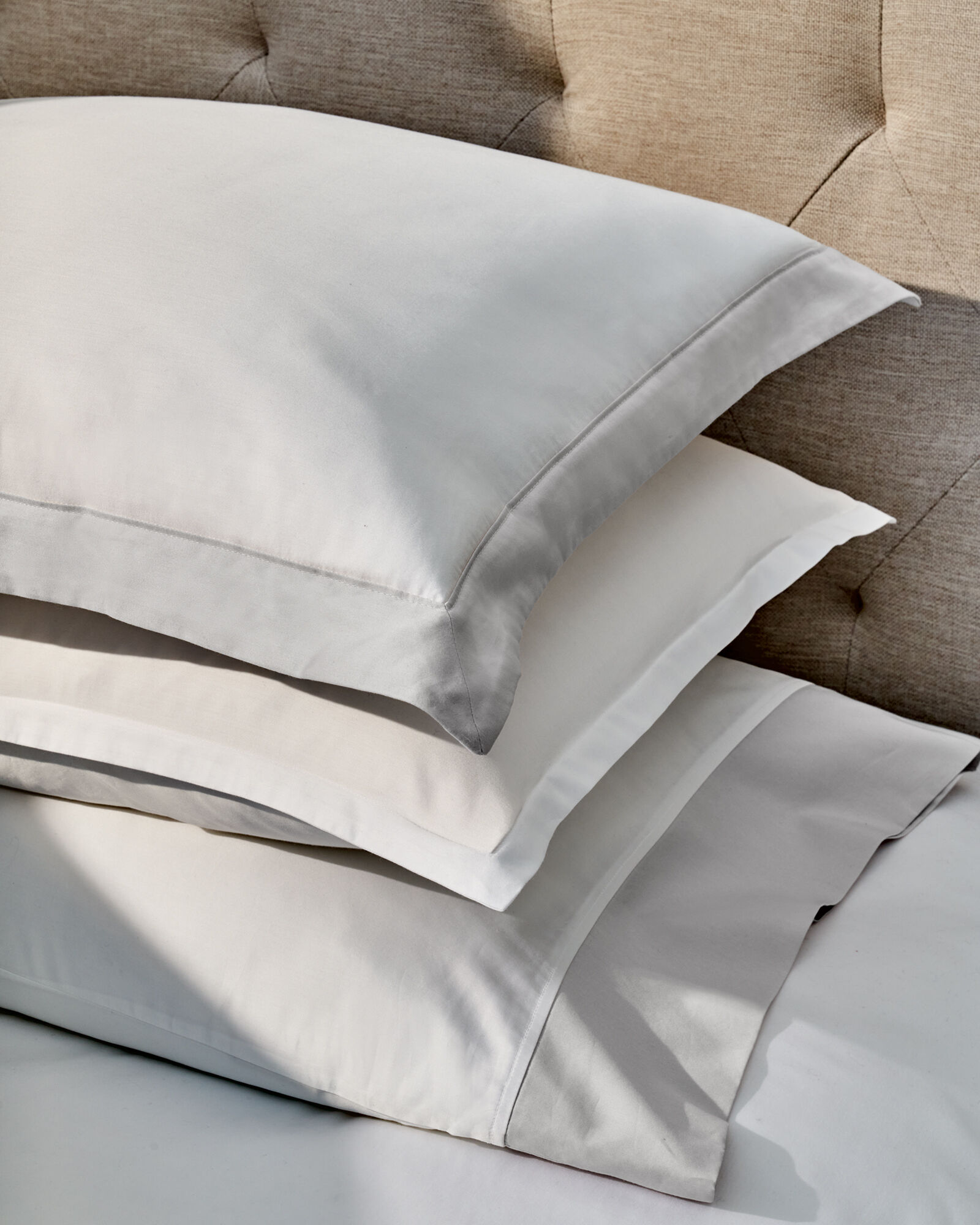 Organic Cotton Sateen Sham Set