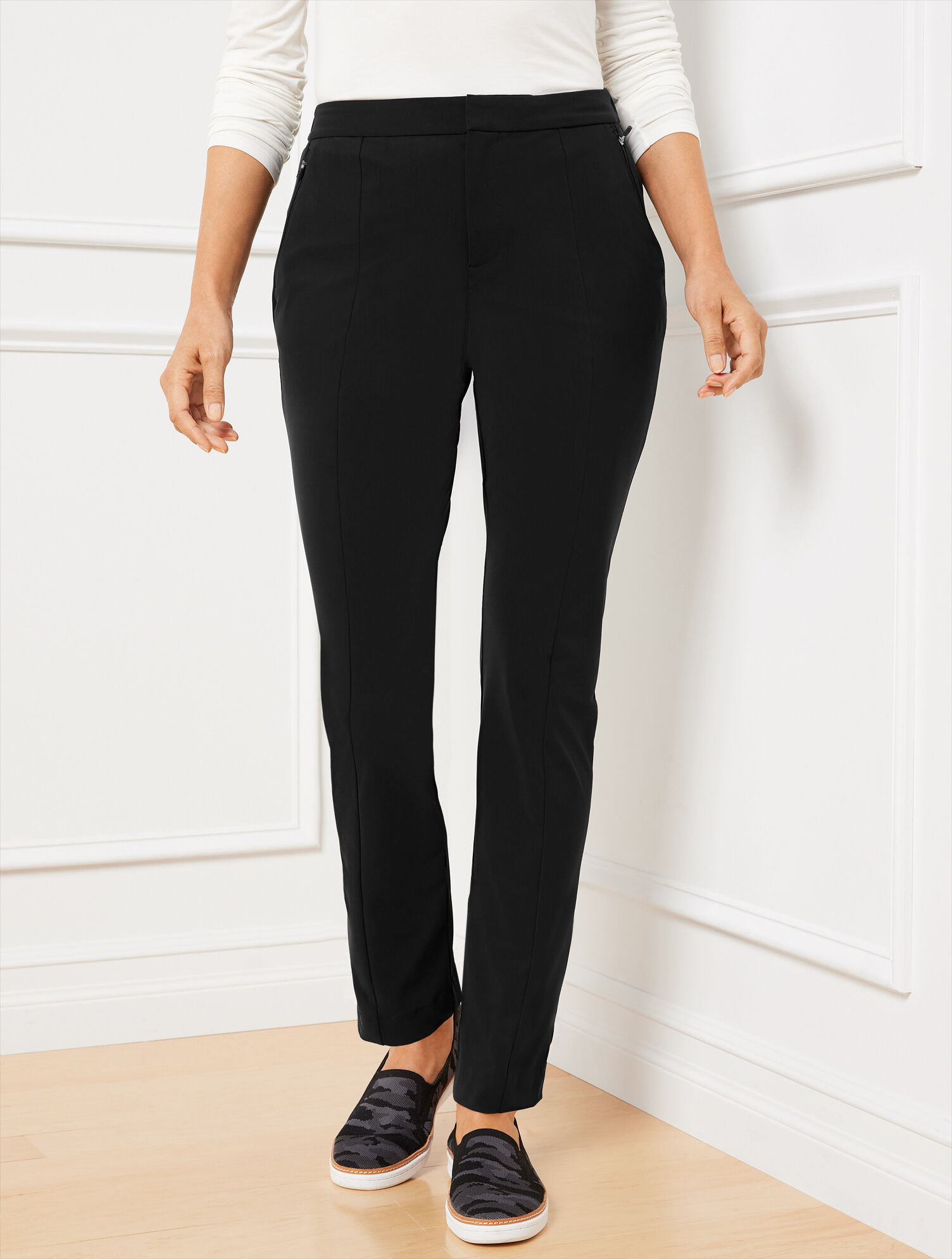 Luxe Comfort Straight Leg Travel Pants