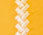 Embroidered Split Neck Top - Chevron Dot