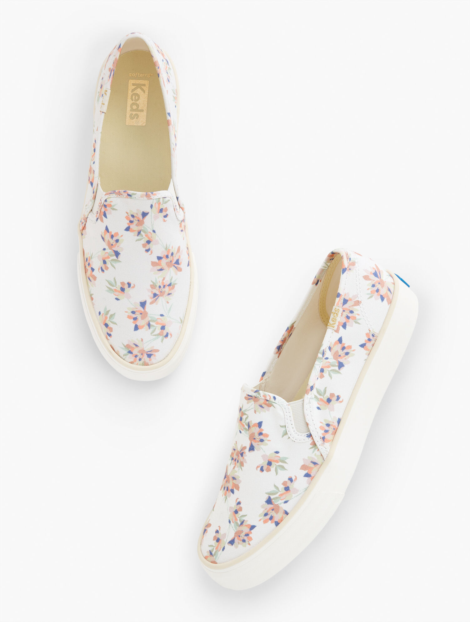 Keds&reg; Double Decker Slip-On Sneakers - Floral