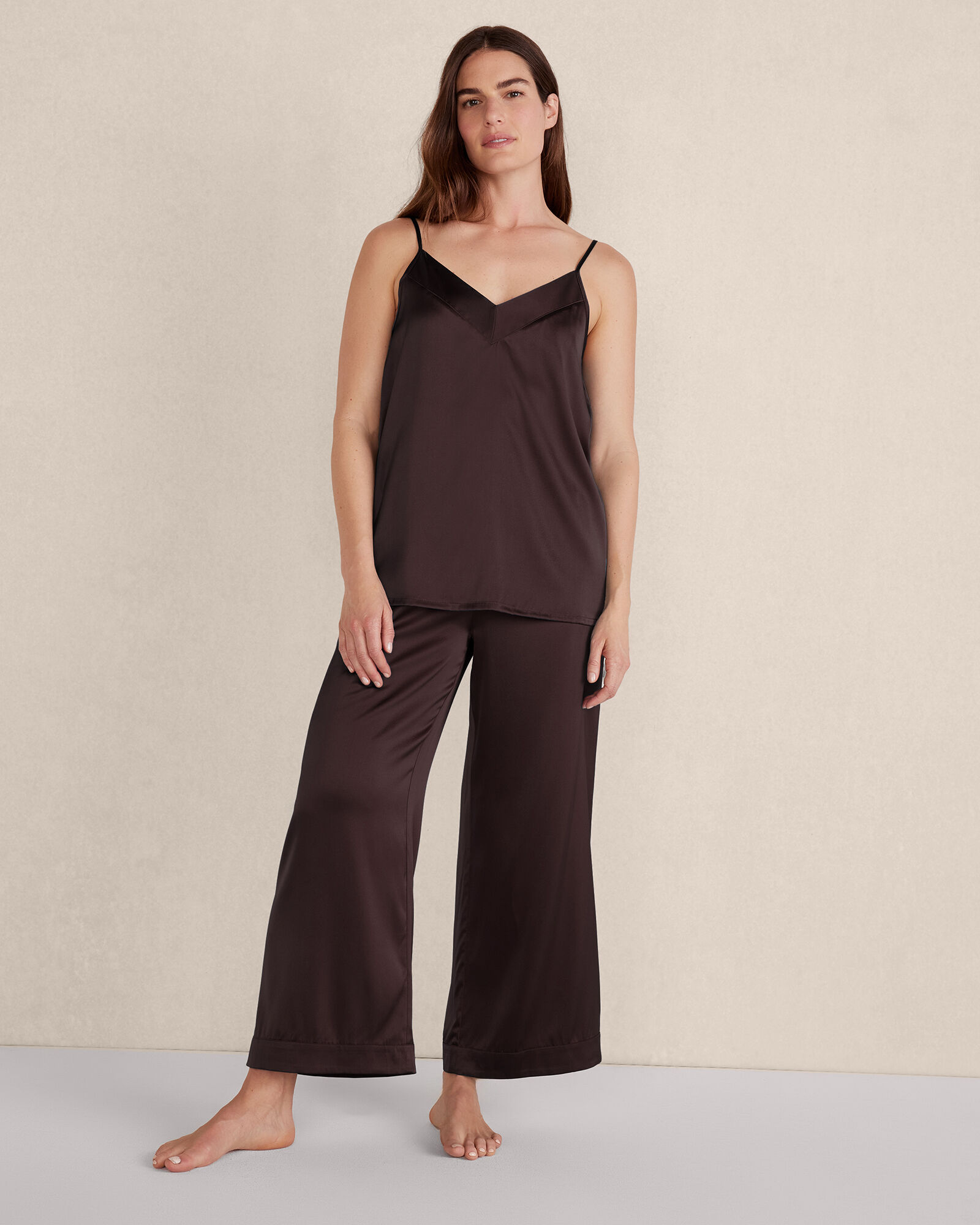 Washable Silk Double V Sleep Cami