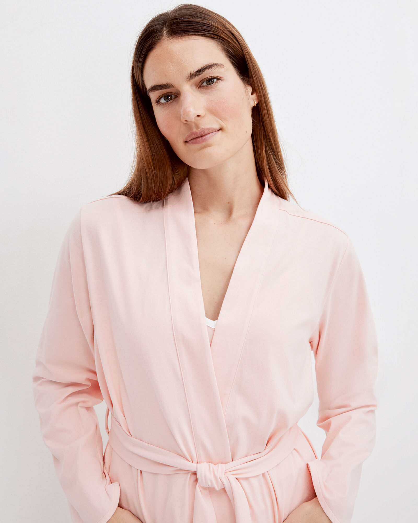 Organic Cotton Jersey Patch Pocket Robe
