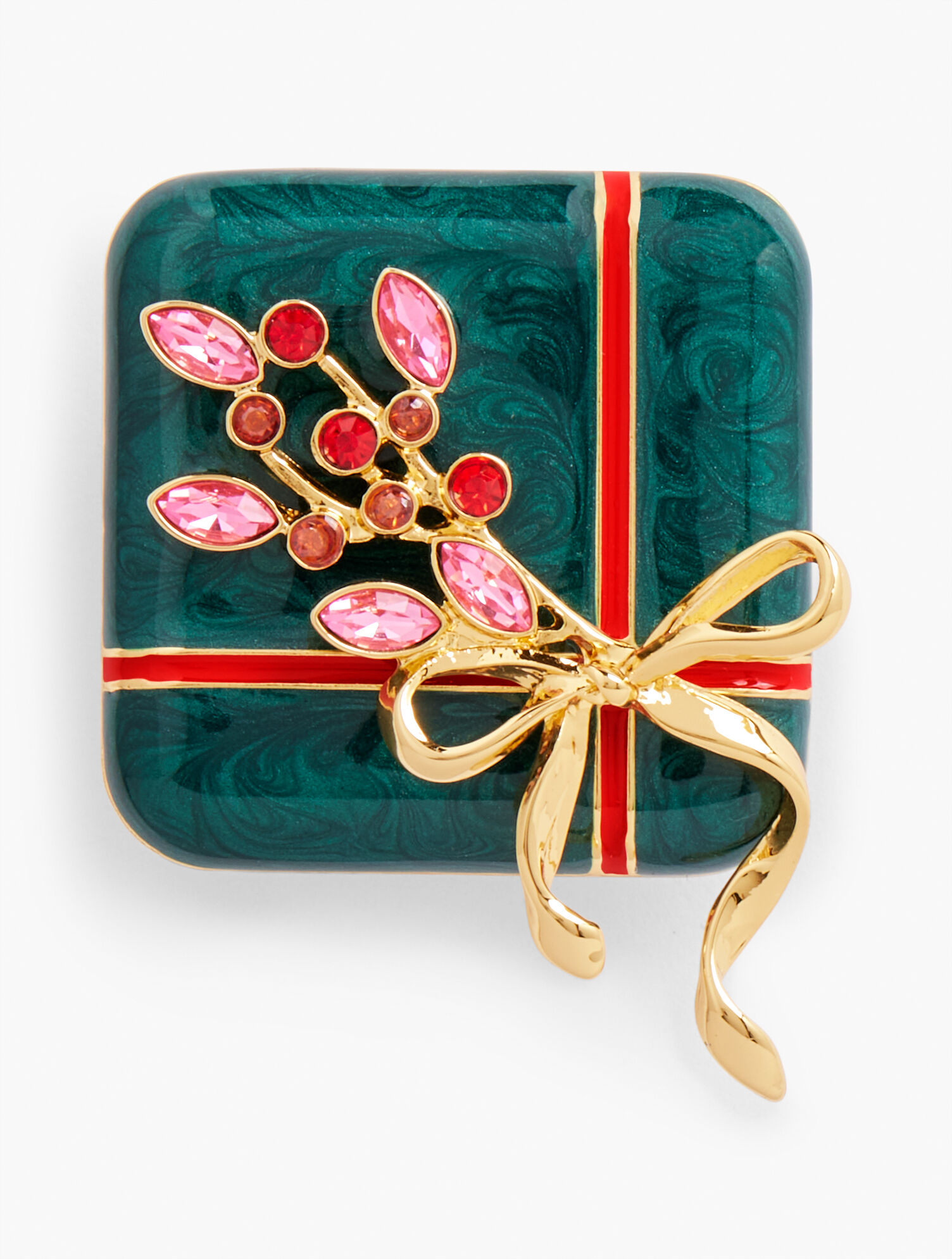 Gift Box Brooch 