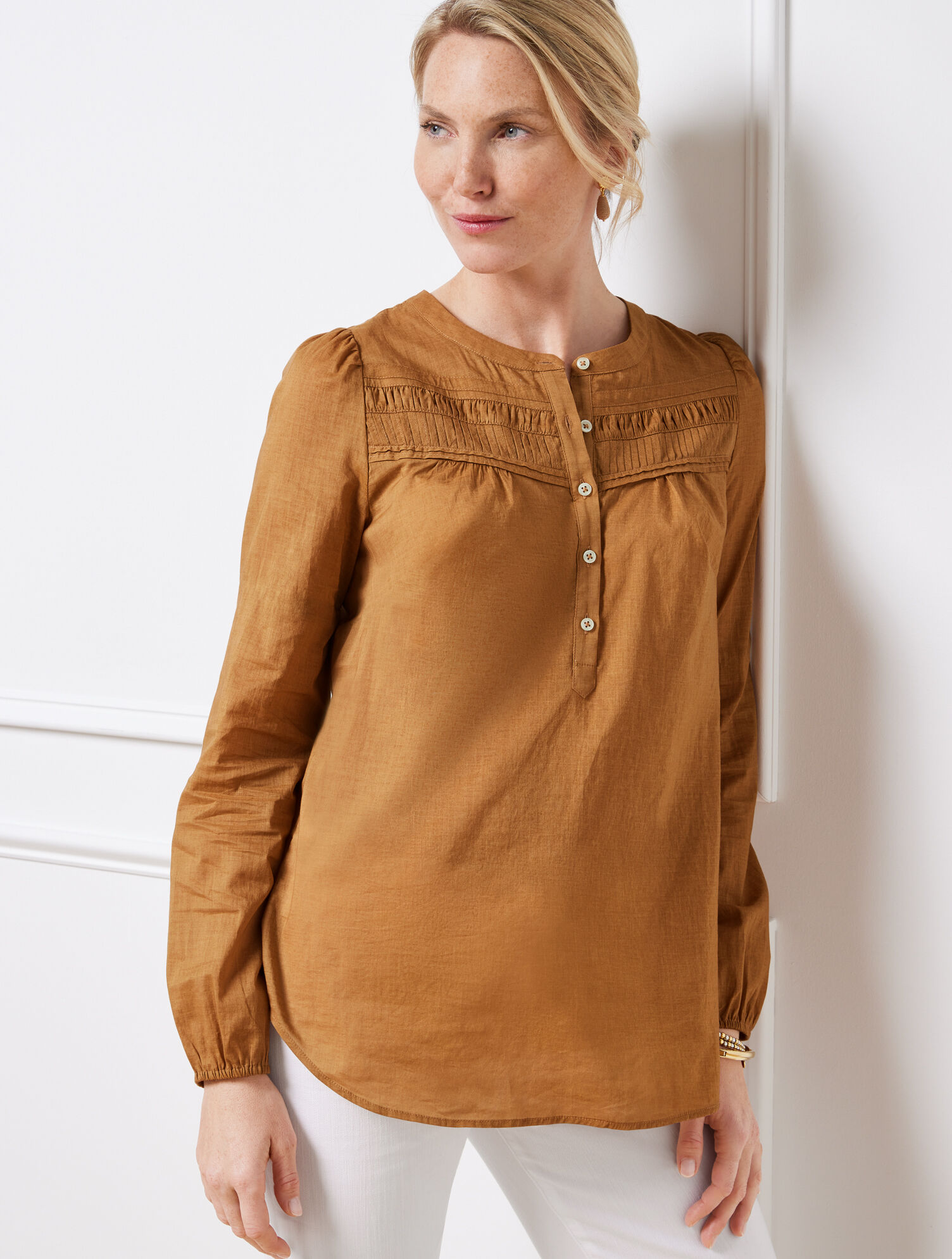 Pintuck Yoke Popover