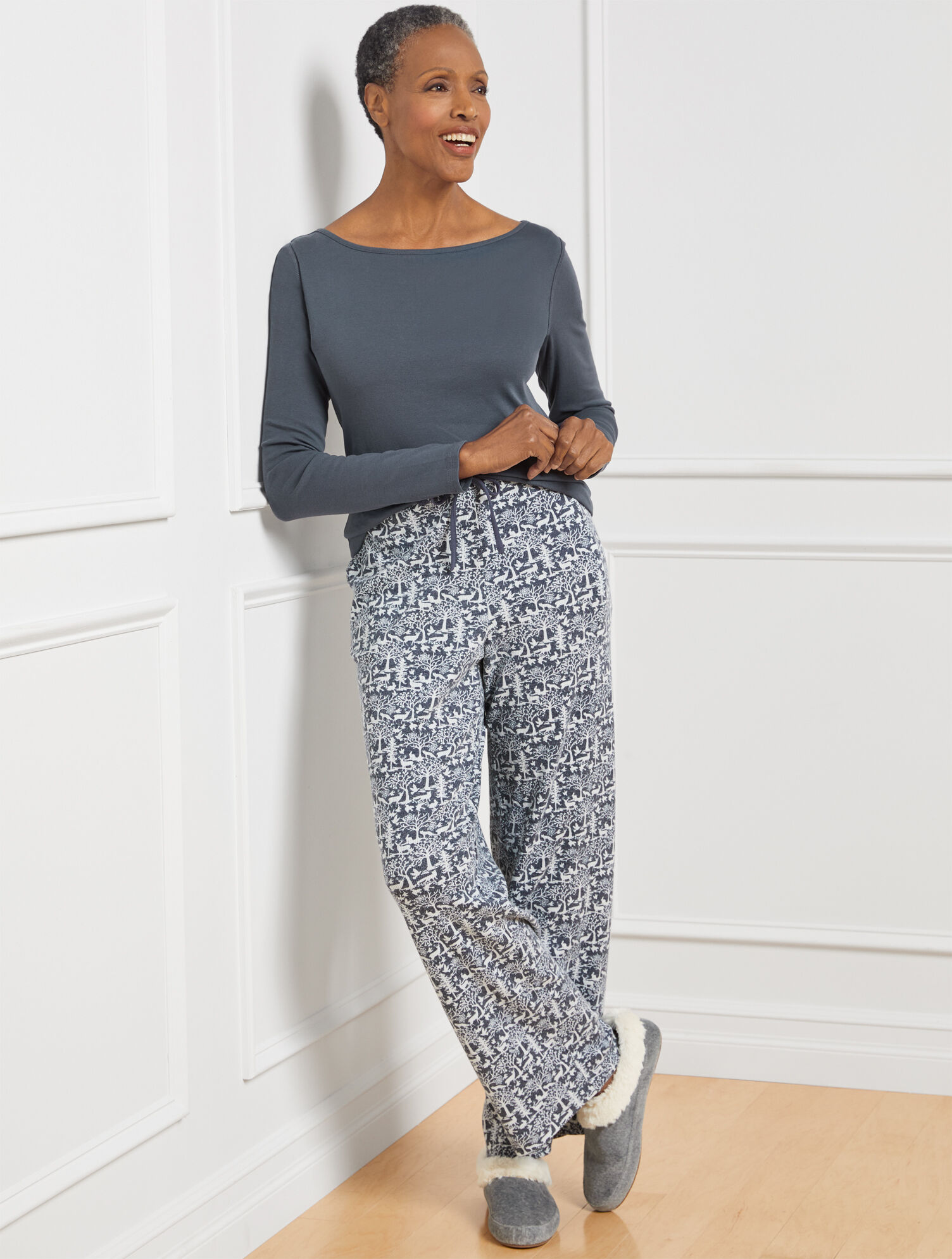 Cotton Rib Sleep Set - Winter Wonderland