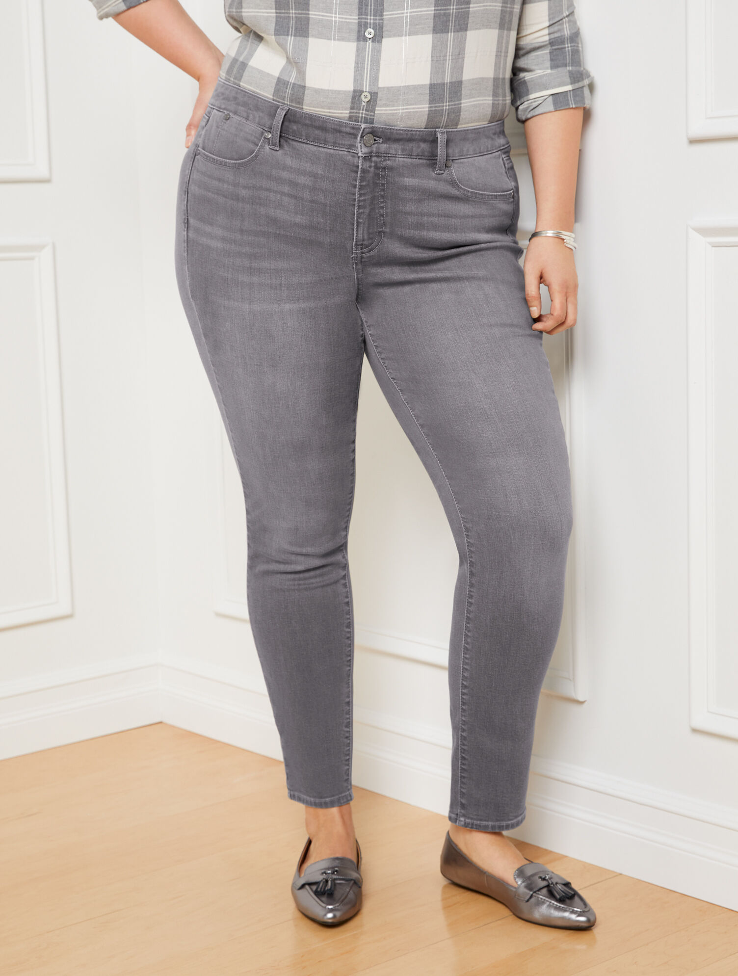 Slim Ankle Jeans - Greystone Wash