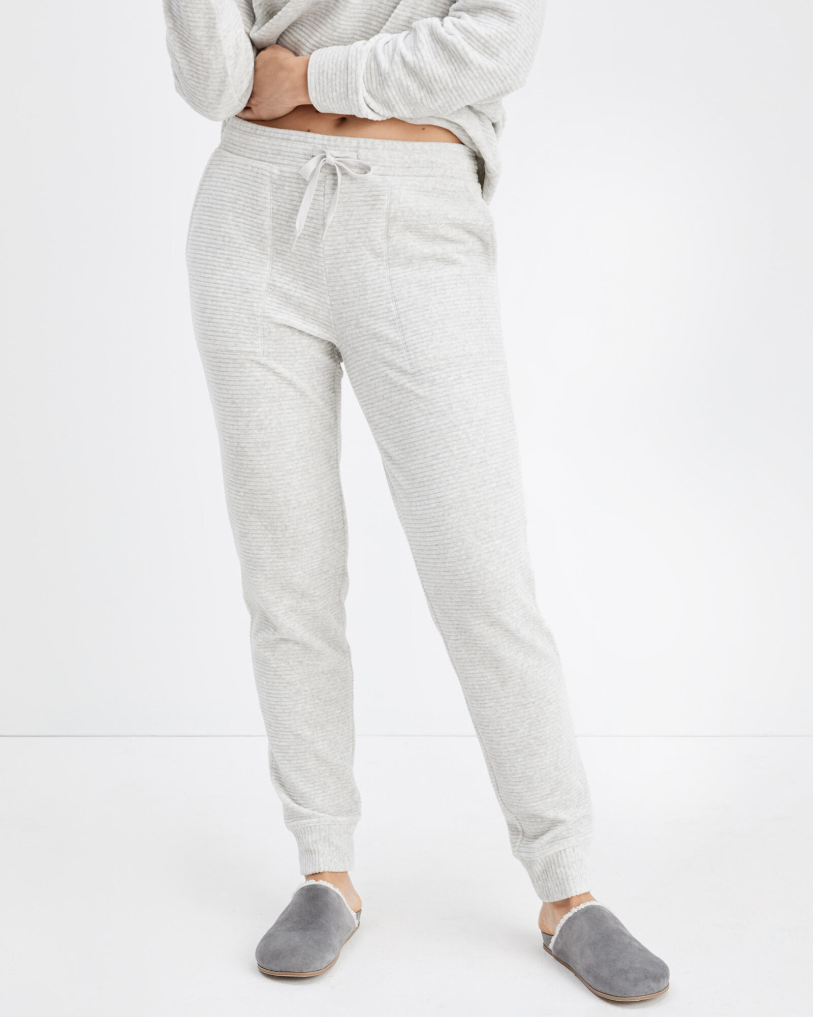 Velour Corduroy Joggers