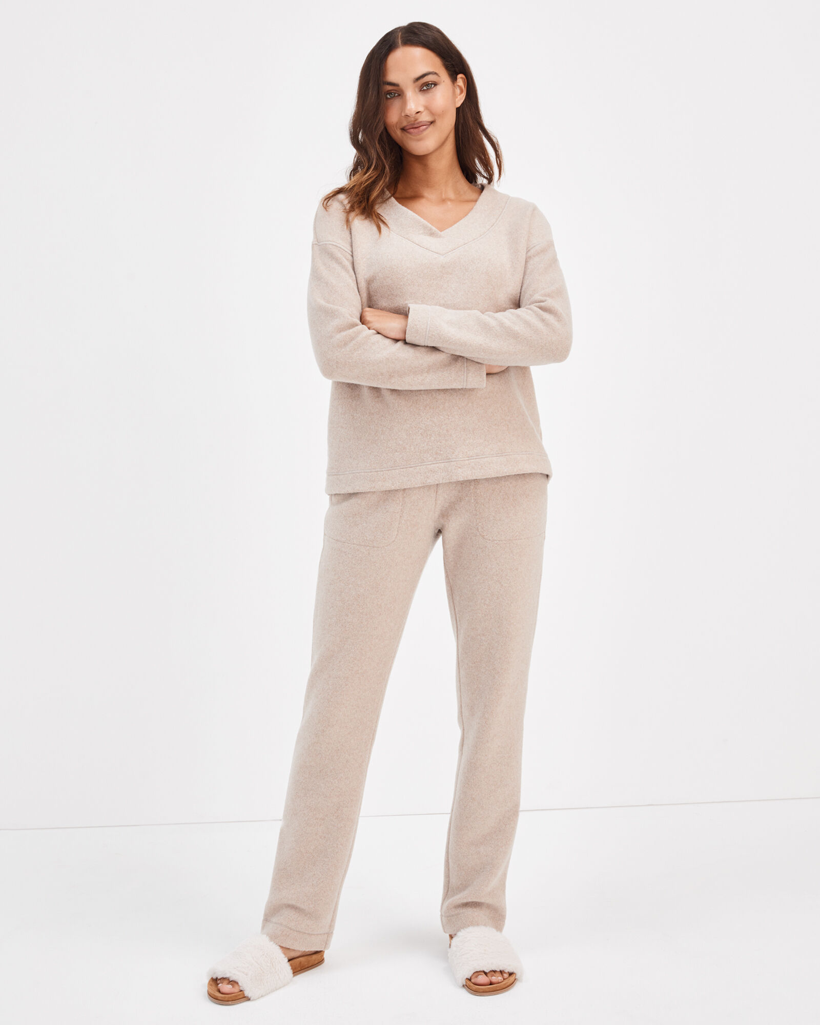 Comfort Fleece V-Neck