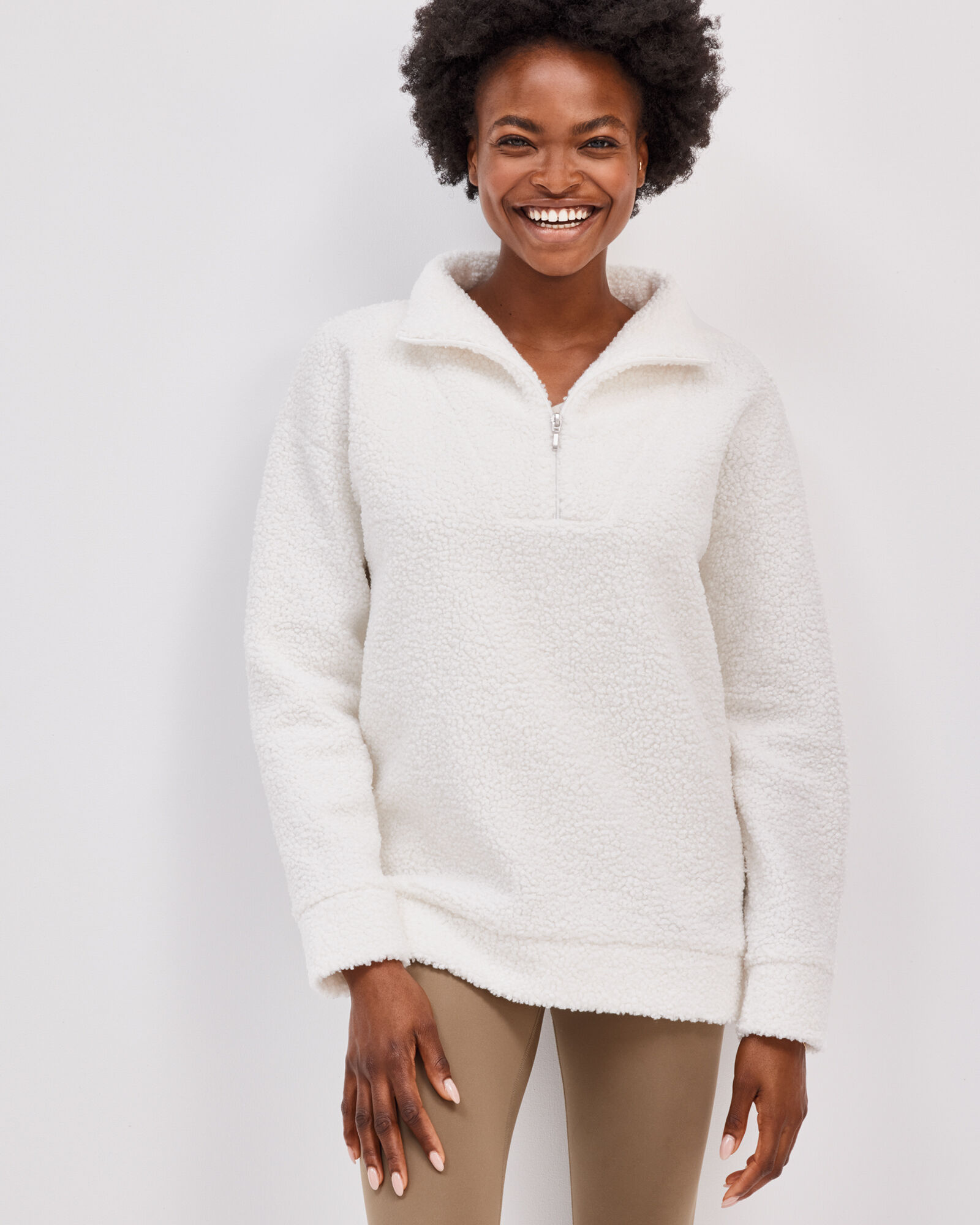 Sherpa Half-Zip Pullover