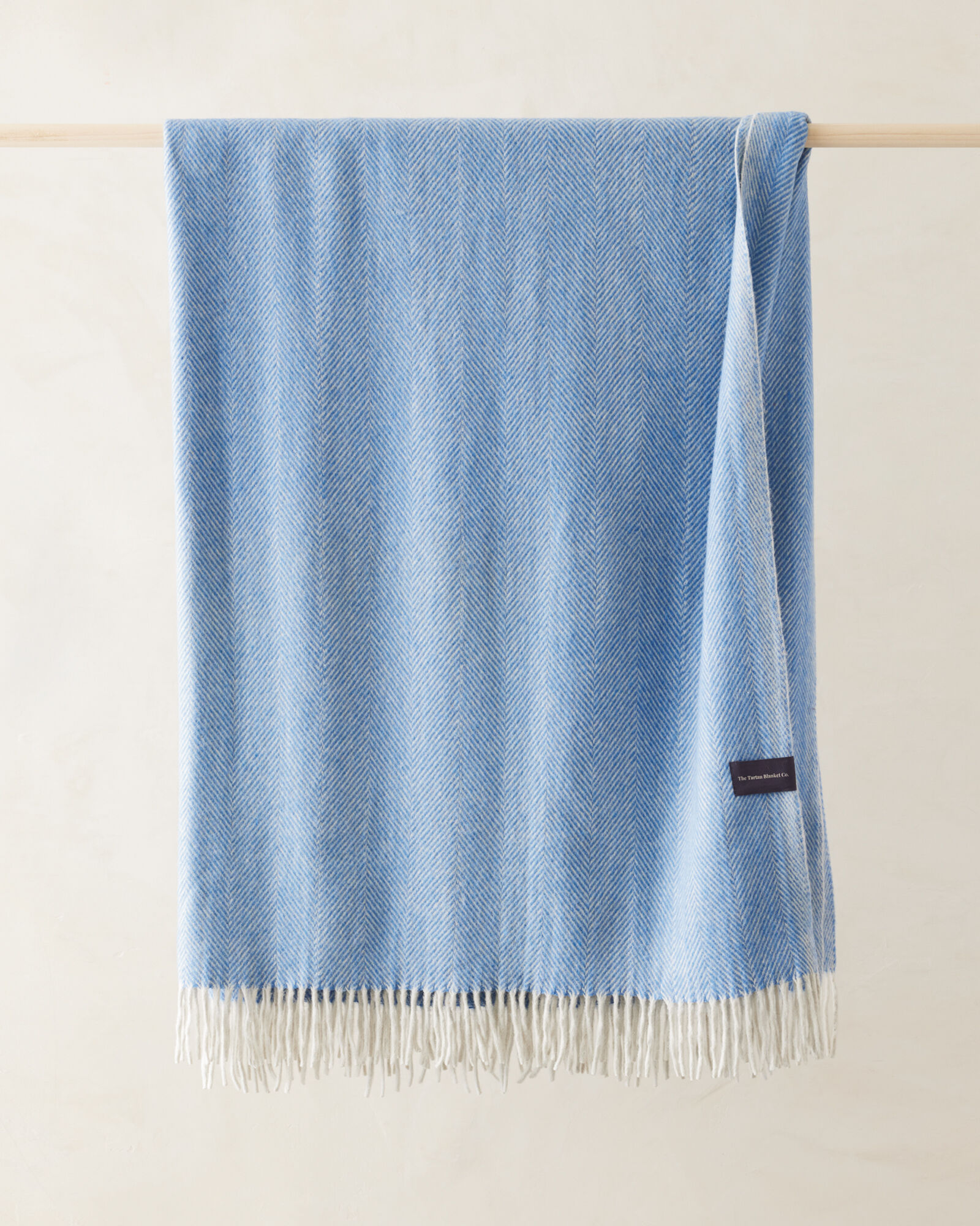 Recycled Wool Blanket, Herringbone