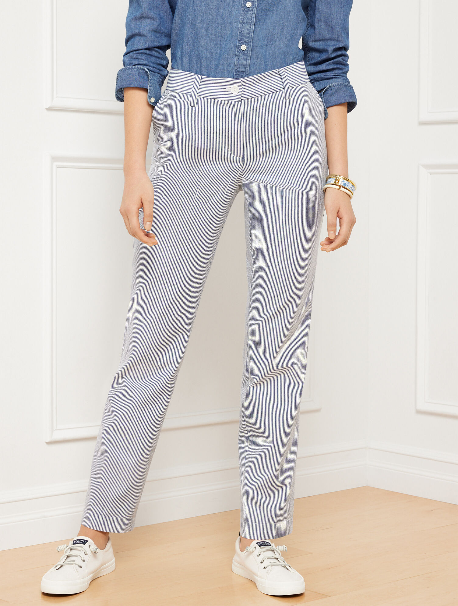 Perfect Chinos - Stripe Seersucker