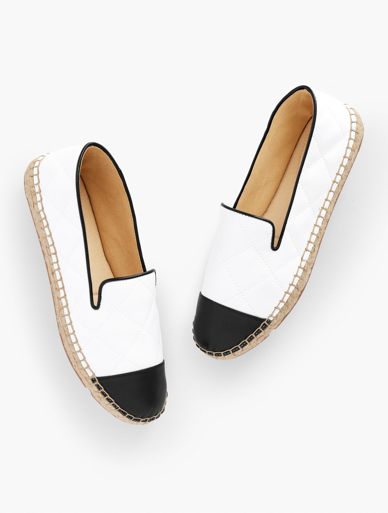 Izzy Quilted Soft Nappa Espadrilles