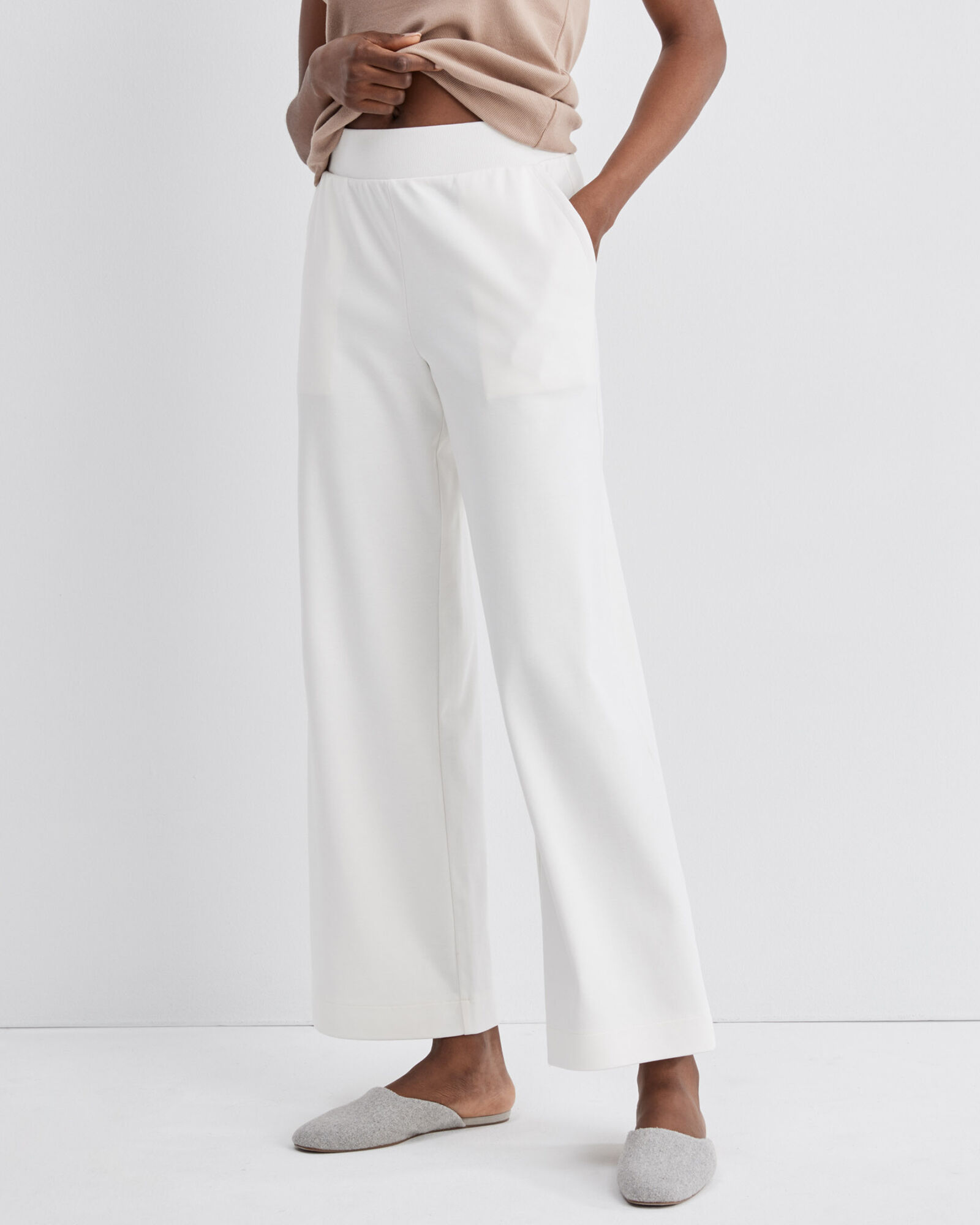 Polished Lounge Wide Leg Pants