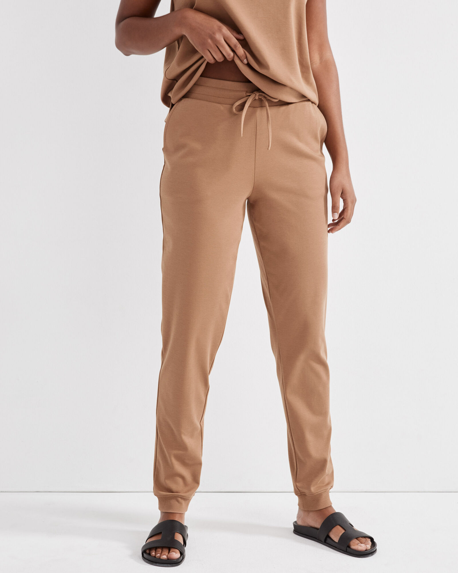 Organic Cotton Interlock Lounge Joggers