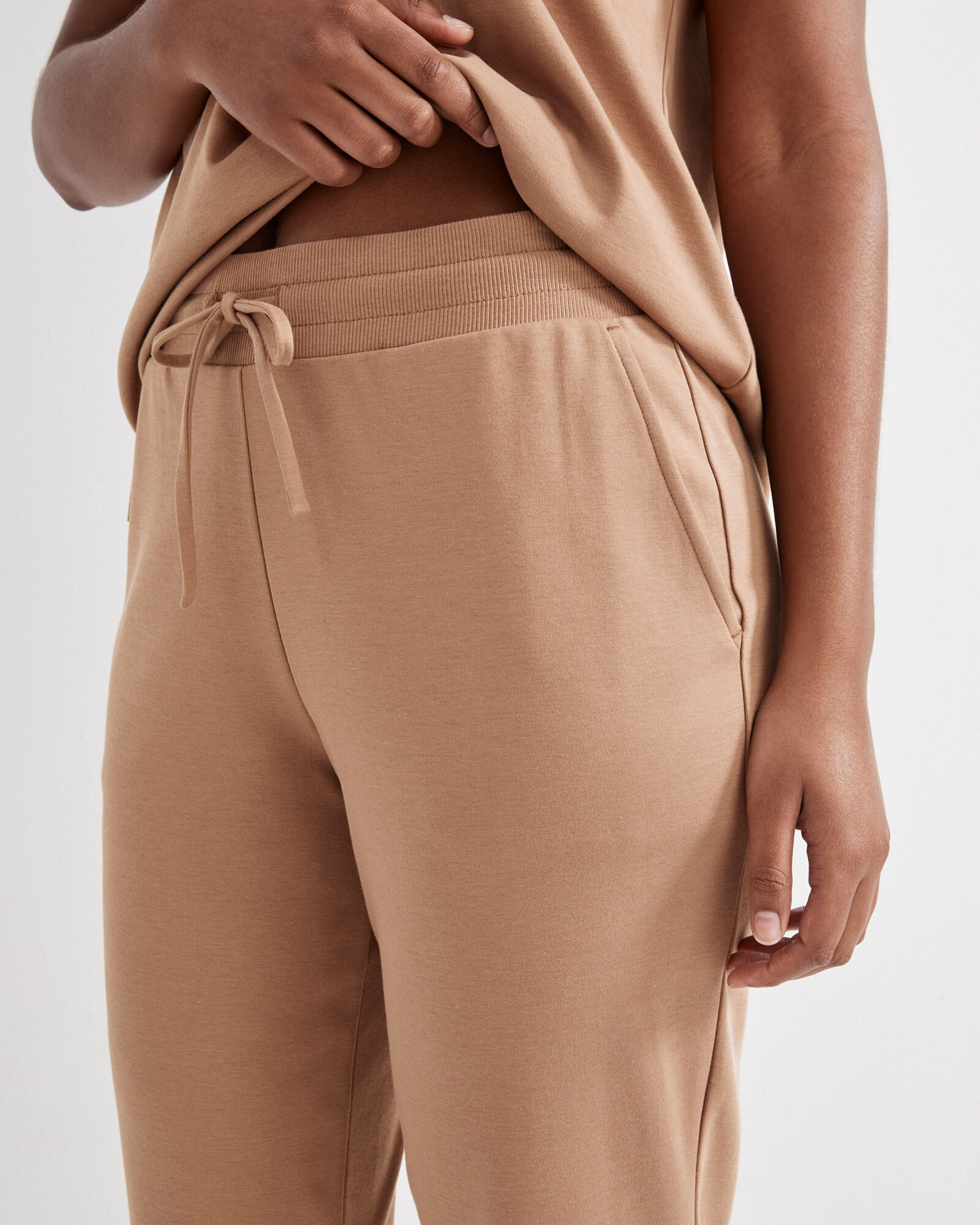 Organic Cotton Interlock Lounge Joggers