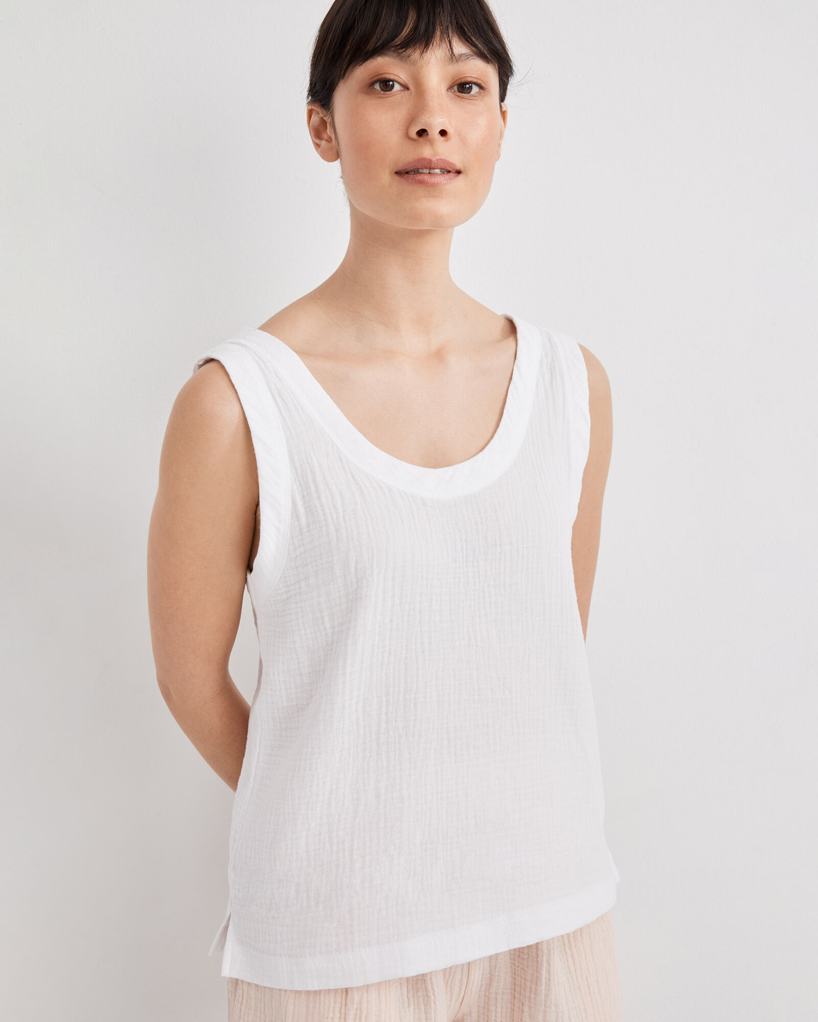 Organic Cotton Gauze Tank