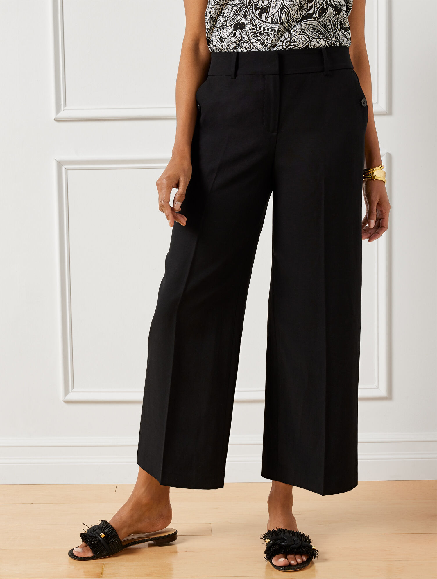 Super Easy Wide Crop Pants