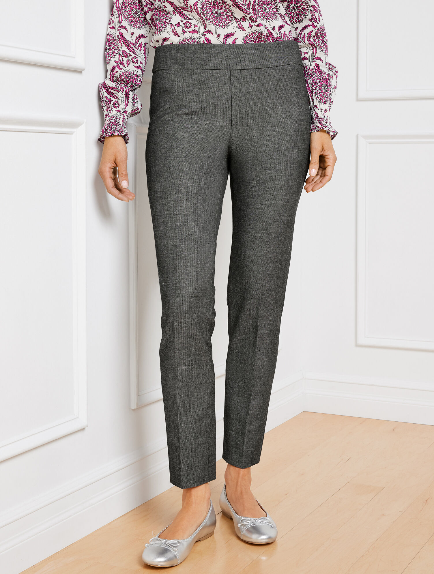 Talbots Chatham Ankle Pants - Sharkskin