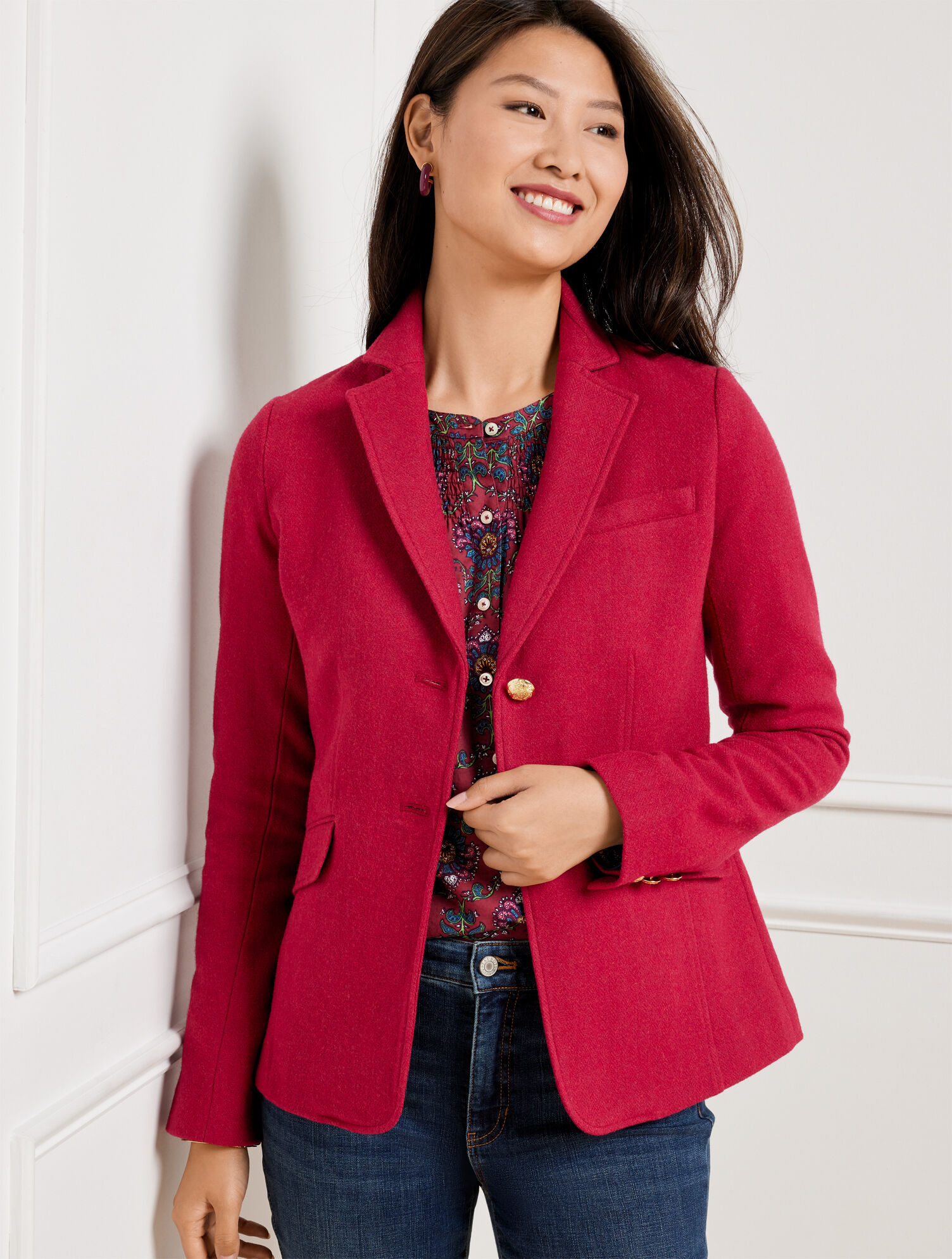 Classic Shetland Blazer - Bicolor Herringbone